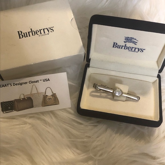 burberry tie clips